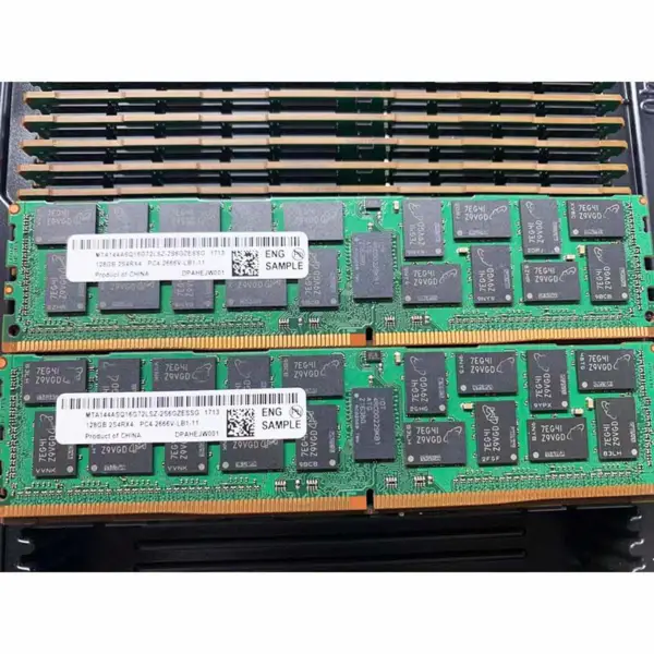 128gb Ddr4 2666mhz 2s4rx4 Pc4-2666v Ecc Reg Pro Micron Server Memory