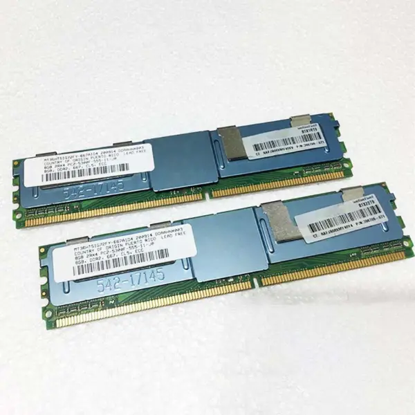 Pro HP Ram 398709-071 413015-b21 416474-001 16gb (2x8gb) Fbd 667 Ddr2 Serverová paměť
