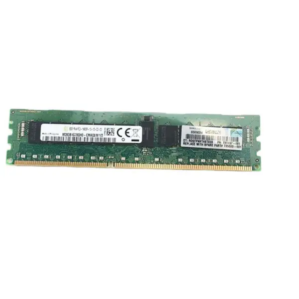 731761-b21 731657-081 735303-001 Ram 8gb Ddr3 1866 1rx4 Pc3-14900r Serverová paměť