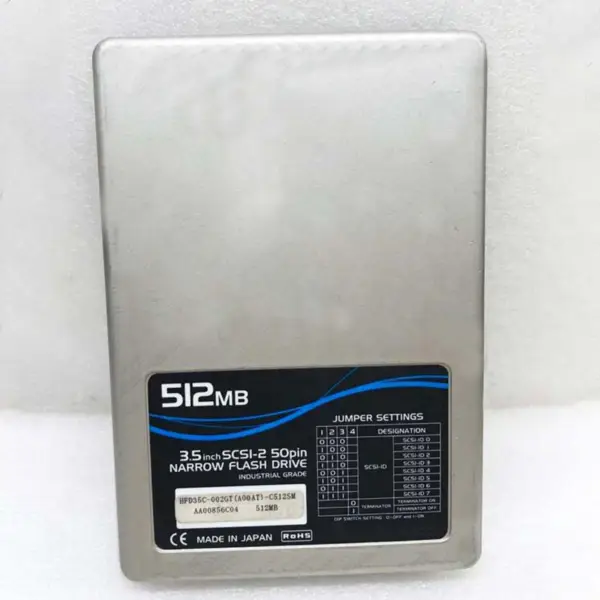 Hfd35c-002gt 512mb 50pin 3.5 Scsi-2 pevný disk pro Hagiwara Solid-state Industrial Hdd