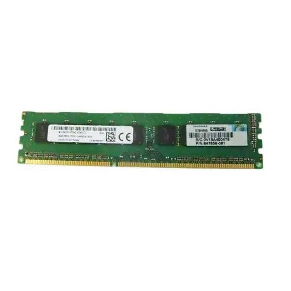 647909-b21 664969-001 647658-081 Pc3l-10600e Ram 8gb Ddr3 1333 Ecc Udimm Serverová paměť