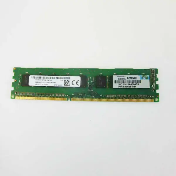 647909-b21 664969-001 647658-081 Pc3l-10600e Ram 8gb Ddr3 1333 Ecc Udimm Serverová paměť