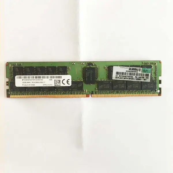 Pro Hpe Ram 815100-b21 850881-001 840758-091 32gb Ddr4 2666 Reg Serverová paměť