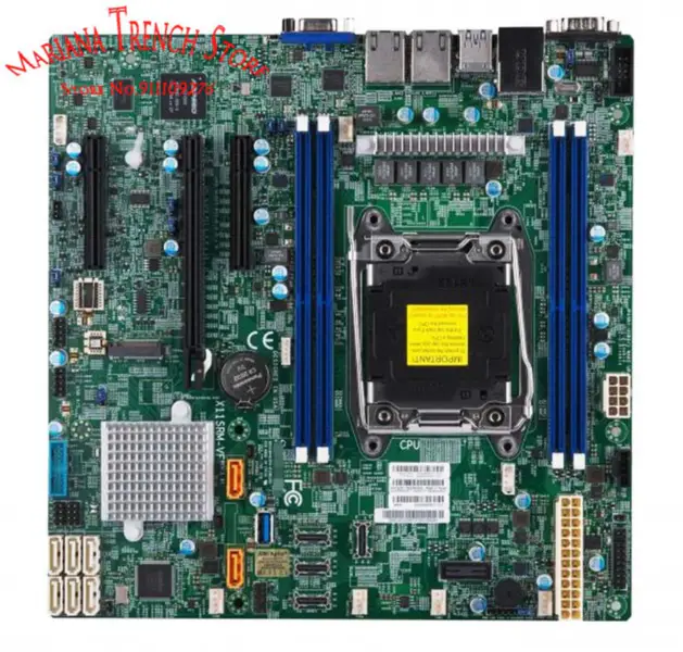 X11srm-vf pro základní desku Supermicro Microatx Lga-2066 Xeon W-2100 W-2200 Procesory Ddr4 Duální Lan s I210 Gigabit Ethernetem