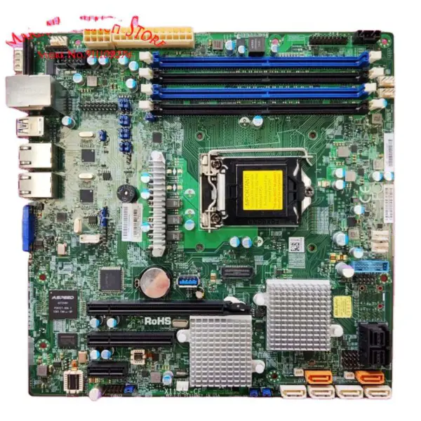 X11ssl-cf Pro základní desku Supermicro Microatx Lga1151 E3-1200 V6/v5 7th/6th Gen. Core I3 Series Ddr4 Sas3 (12gbps) Superdom