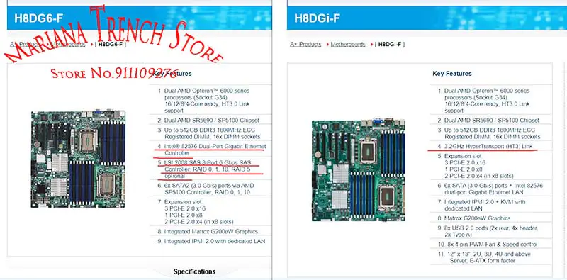 H8dg6-f Pro základní desku Supermicro Dva procesory Amd Opteron řady 6000 Ddr3 Lsi 2008 Sas 8portový řadič Sas 6 Gb/s