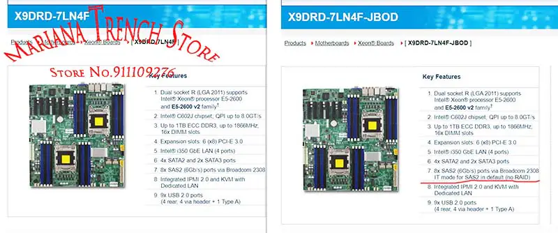 X9drd-7ln4f-jbod Pro základní desku Supermicro Lga2011 E5-2600 Family Ecc Ddr3 Rozšiřující sloty: 6 (x8) Pci-e 3.0