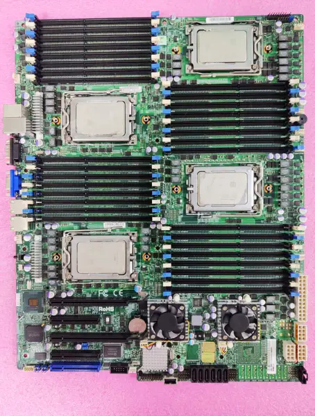 H8qgi-f-ai034 Pro základní desku Supermicro Čtyři procesory Opteron řady 6000 82576,Dvouportový řadič gigabitového Ethernetu