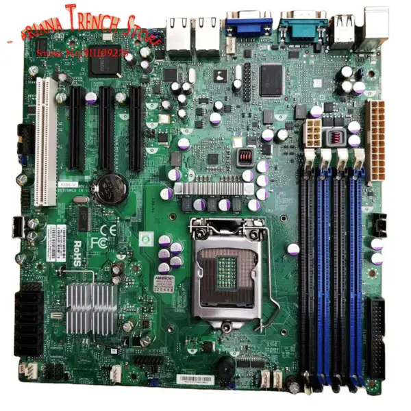 X8sil-v pro základní desku Supermicro Lga 1156 Xeon X3400 / L3400 Series Core I3 Ddr3