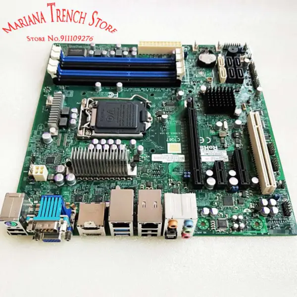 C7q67 Pro základní desku Supermicro Lga1155 2. generace řady Core I3 I5 I7 Ddr3 Pci-e 2.0