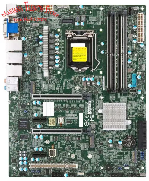 X12sca-5f pro základní desku Supermicro 11. generace procesorů Core I5/i7/i9 Xeon W-1300 Lga-1200 Pci-e 4.0 Ddr4