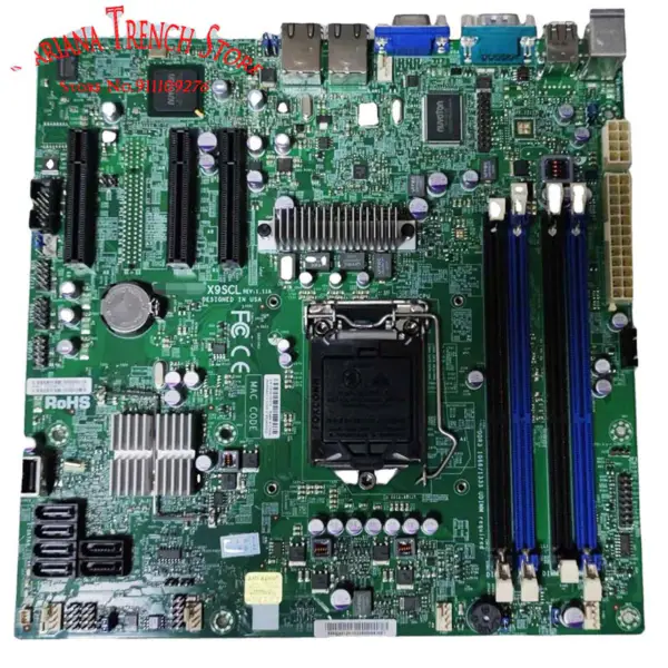 X9scl pro serverovou desku Supermicro Lga1155 Xeon E3-1200 V1 V2 Serie 2. a 3. generace Core I3 Ddr3 Sata 2.0 Pci-e 3.0 Usb 2.0
