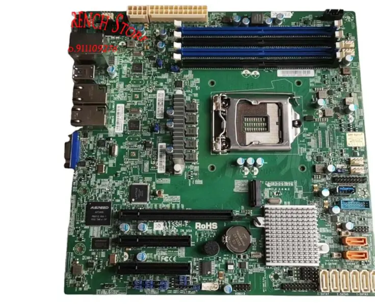 X11ssh-f pro základní desku Supermicro Lga1151 E3-1200 V6/v5 Processor 7th/6th Gen. Core I3 Series M.2 Gbe Lan s I210-at