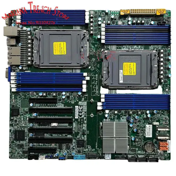 X12dpi-n6 pro základní desku Supermicro Dual Lga-4189 3rd Gen. Xeon Scalable Processors Rj45 Gigabit Ethernet Lan Port