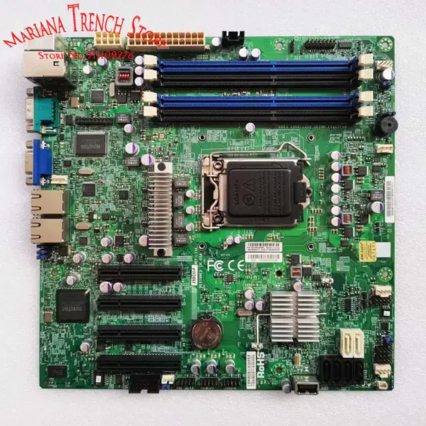 X9scm-f pro základní desku Supermicro Lga1155 Xeon E3-1200 V1/v2 řady 2. a 3. generace Core I3 Ipmi 2.0