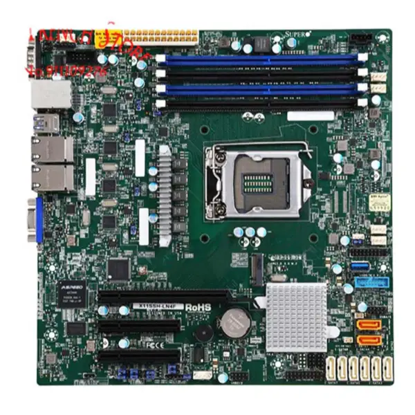 X11ssh-ln4f pro základní desku Supermicro Lga1151 E3-1200 V6/v5 7th/6th Gen. I3 Ddr4 Quad Gbe Lan s I210-at