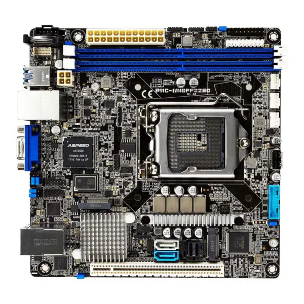 P11c-i/ngff2280 Pro základní desku Asus C242 M.2 Dual Port Gigabit Itx Motherboard