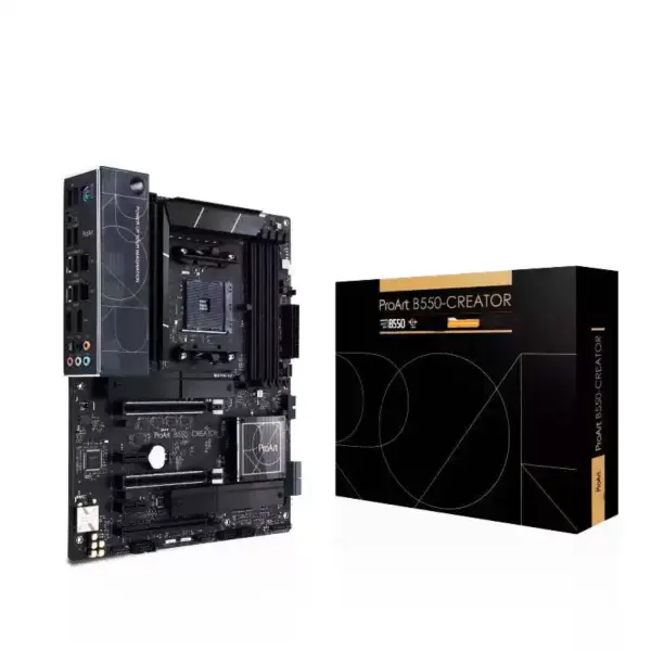 Proart B550-creator B550 Ryzen Am4 Atx Základní deska Content Creator podporující Pcie 4.0 a Dual Thunderbolt 4 Type-c