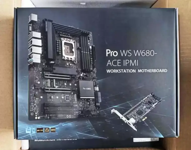 Pro Ws W680-ace Ipmi Atx Základní deska pro pracovní stanice Lga 1700 12./13. generace procesorů Core