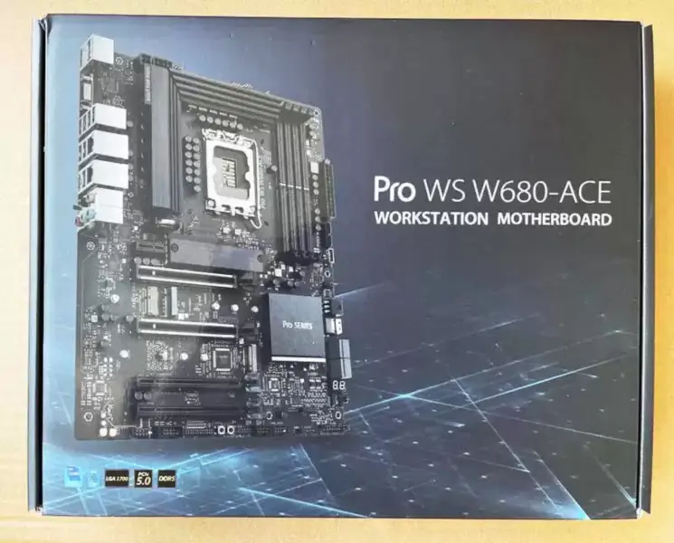 Pro Ws W680-ace Atx Základní deska pro pracovní stanice Lga 1700 12./13. generace procesorů Core