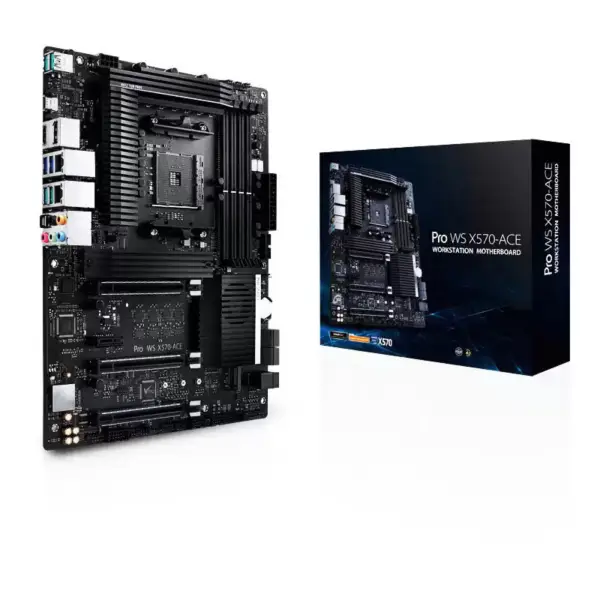Pro Ws X570-ace Atx Základní deska pro pracovní stanice s procesory řady Am4 5000/4000g/3000/3000g/2000/2000g