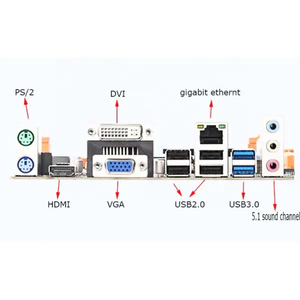 B75-g pro základní desku Jingsha Computer Desktop Small Board Lga 1155 Cpu Pin Ddr3 Memory Dvi Interface