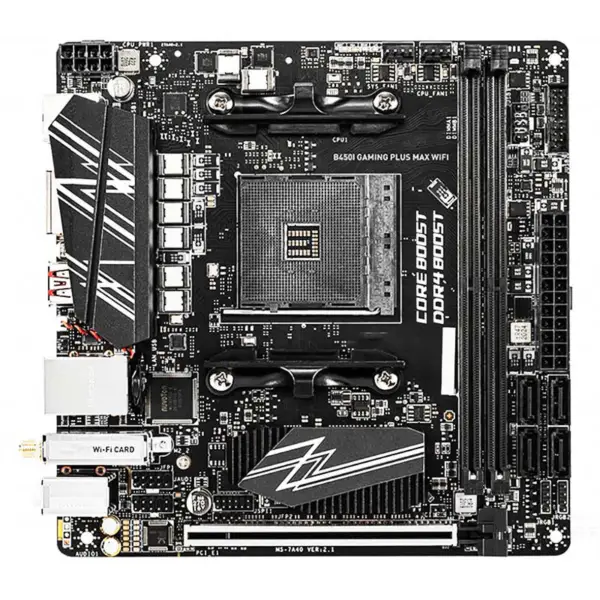 Pro Msi B450i Gaming Plus Max Wifi Základní deska Am4 Ddr4 64gb Usb3.1 Gen2 Mini-itx