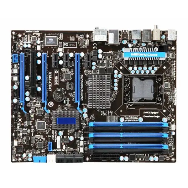 X58a-gd45 Pro Msi Ms-7522 Lga1366 Ddr3 24g V:5.2 Sata2/3 Usb2.0/3.0 Atx Základní deska