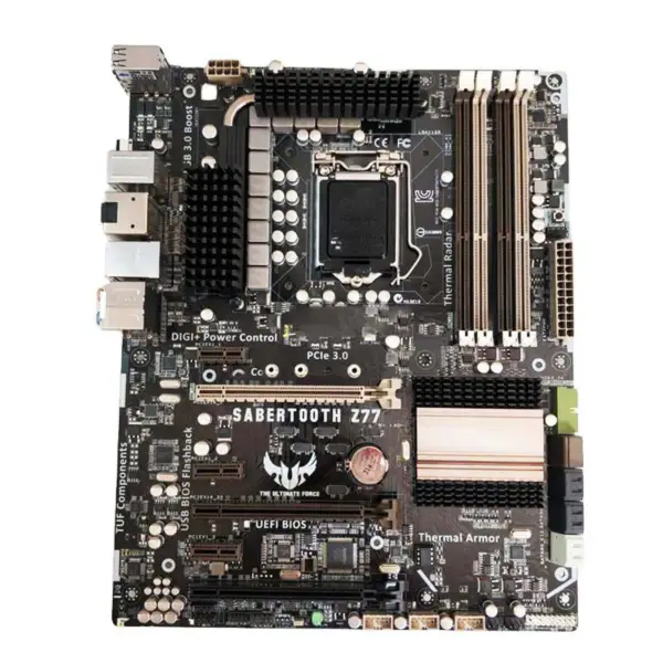 Tuf Sabertooth Z77 pro základní desku Asus Atx Z77 Lga 1155 Podporuje Core I7/i5/i3 Fast Shi