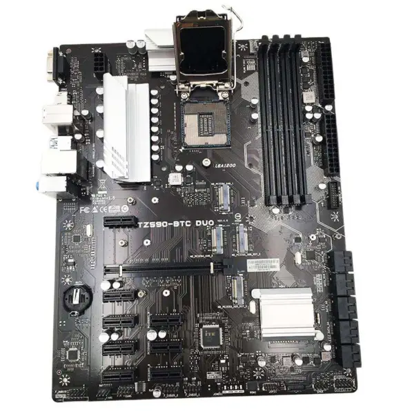 Tz590-btc Duo pro základní desku Biostar 6gb/s 10./11. generace procesorů Core Lga1200 Ddr4 Pcie 3.0 Usb 3.2 M.2 Sata3
