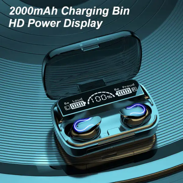 2023 Amazons Top Sale Q32 Tws 5.0 Bezdrátová sluchátka Blue Tooth Handsfree Stereo sluchátka s nabíjecím pouzdrem