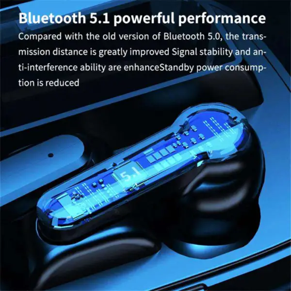 Amazons Hot Sale M19 Tws 5.0 Sportovní sluchátka s potlačením šumu Bezdrátová sluchátka Bt 5.1 Sluchátka s mikrofonem