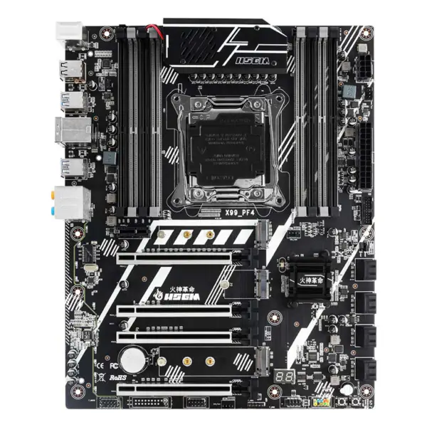 Hsgm X99-pf4 Podpora 22nm procesoru Serverová univerzální základní deska Pci-e 3.0 pro počítače