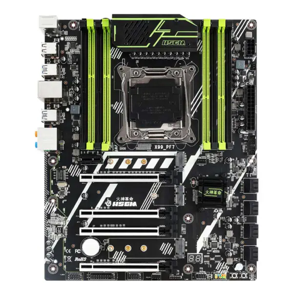 Hsgm X99-pf7 podporuje čtyřkanálovou Ddr3/ddr4 čipovou sadu X99 Serverová základní deska