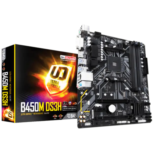 B550m Ds3h Ultra-odolná herní základní deska Jedi Survival Ddr4 podporuje procesor 5600x 5700g 5800x 4600g