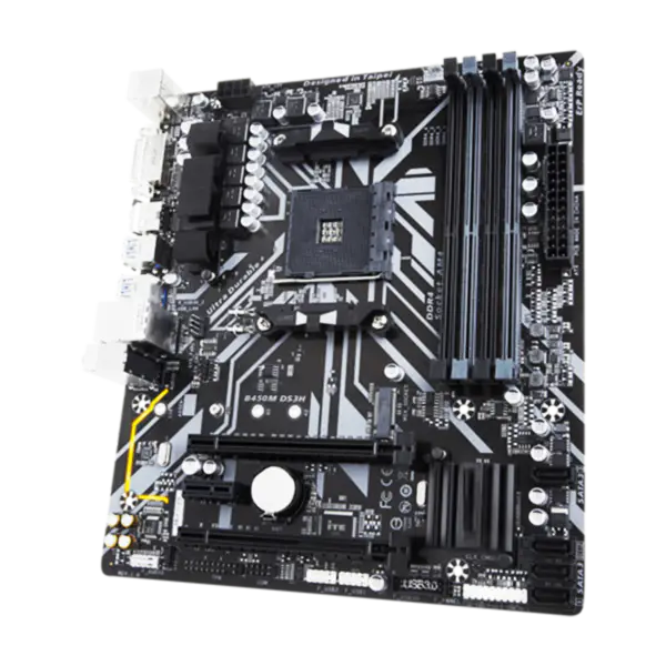 B550m Ds3h Ultra-odolná herní základní deska Jedi Survival Ddr4 podporuje procesor 5600x 5700g 5800x 4600g