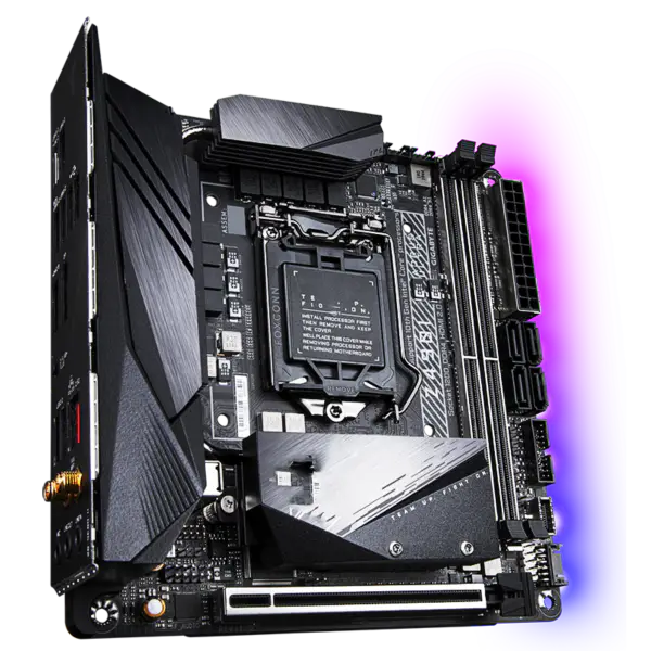 Mini základní deska Z490i Aorus U-ltra Počítačový hardware Ddr4 Gaming Mobo 64gb Ram