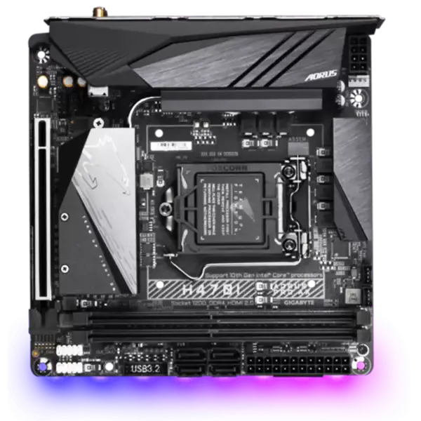 H470i Aorus Pro Ax Herní základní deska pro stolní počítače Ddr4 Lga 1200 64gb H470m K