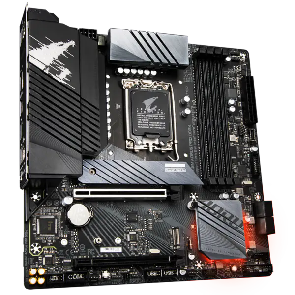 Mobo B660m Aorus Pro Ddr4 Herní základní deska Ddr4 Podporuje procesor 12. generace