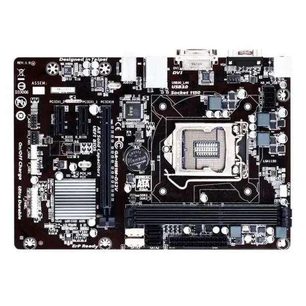 Ga Druhá základní deska H81 Ddr3 Základní deska s podporou procesorů 4. generace Lga1150 Ddr3 Ga H81m Ds2v