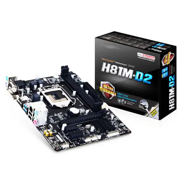 Základní deska Ga H81 Ddr3 Základní deska s podporou procesorů 4. generace Lga1150 Ddr3 Ga H81m D3v