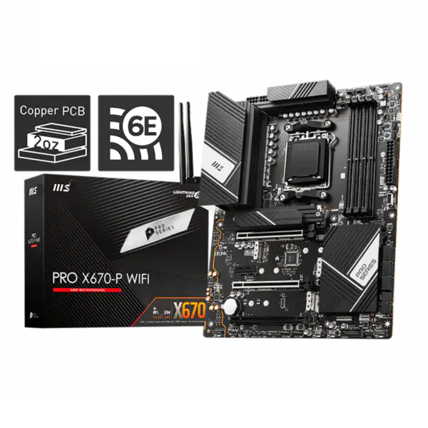 Základní deska X670p Am5 Základní deska Ddr5 Podpora Zen4 7950x 7900x 7700x Mpg Pro X670-p Wifi
