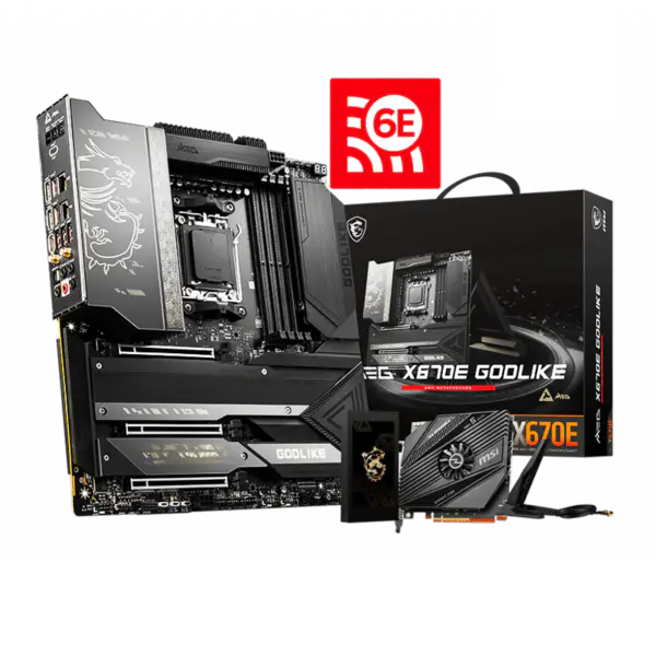 Základní deska X670 Am5^5 Socket Am5 Základní deska Ddr5 Podpora Zen4 7950x Meg X670e Godlike