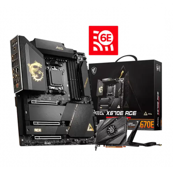 Základní deska X670 Am5^5 Socket Am5 Základní deska Meg X670e Ace Ddr5