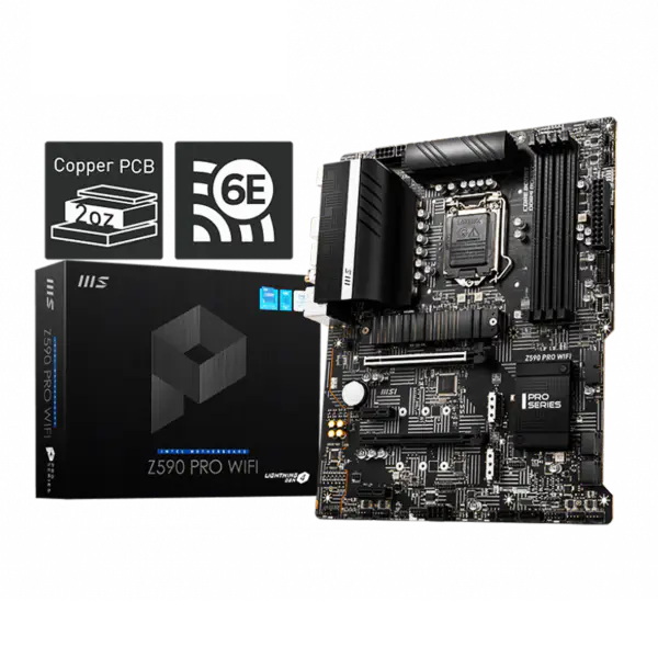 Základní deska Lga 1200 Z590m Základní deska Ddr4 10. 11. generace Z590 Pro Wifi