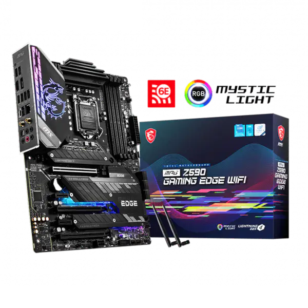 Herní základní deska Lga 1200 Z590 10. 11. generace Mpg Z590 Gaming Edge Wifi
