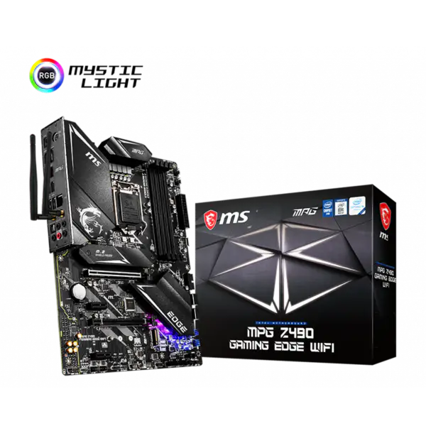 Základní deska Z490 Z490m Lga 1200 Ddr4 Základní deska Atx 10. 11. generace CPU Z490 Gaming Edge Wifi