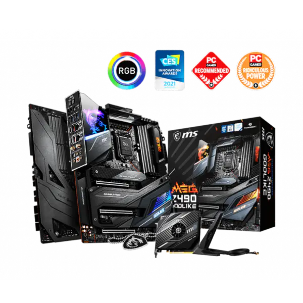 Z490 Z490m Lga 1200 Základní deska 10. 11. generace Meg Z490 Godlike
