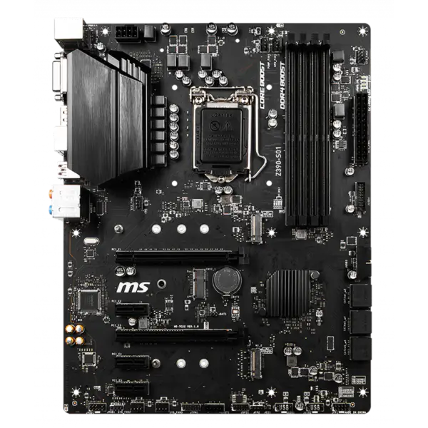 Tovární základní deska Z390 S01 Lga 1151 Základní deska 9. 8. generace I7 9700k I9 9900k Z390-s01