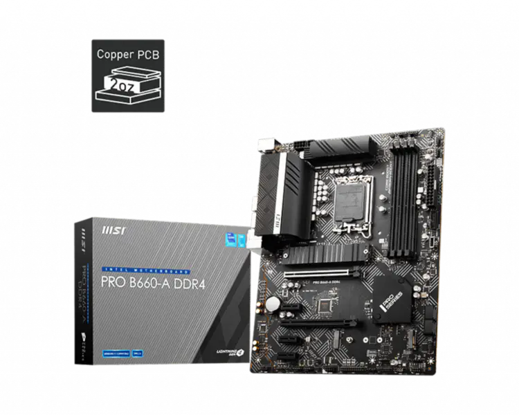 B660 Atx Základní deska Ddr4 12400 12400f 12700 G7400 Lga 1700 Tovární základní deska Pro B660-a Ddr4